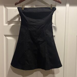 Black Strapless Dress